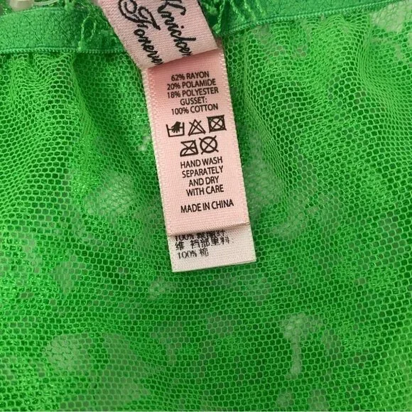 Agent Provocateur Payge Green Brief AP5 Extra Large NWT